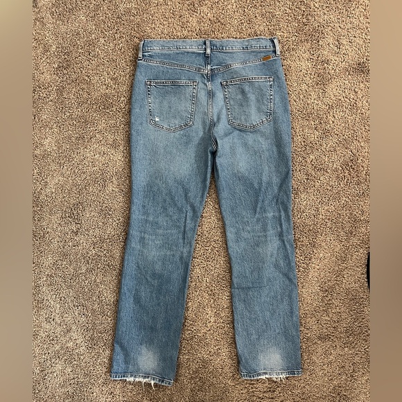 AYR The LaLa Distressed Straight Blue Jeans - Women’s 32 - Picture 3 of 6